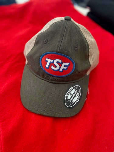 The Skid Factory - TSF Vintage Charcoal cap with natural mesh