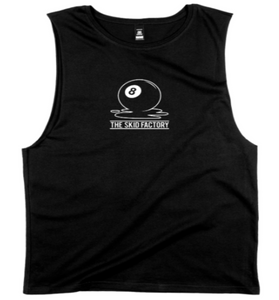 The Skid Factory - UNISEX - 8 Ball Muscle Tee