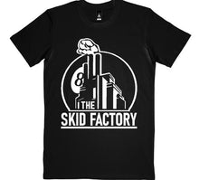 Load image into Gallery viewer, The Skid Factory - 8 Ball FACTORY Logo T-Shirt