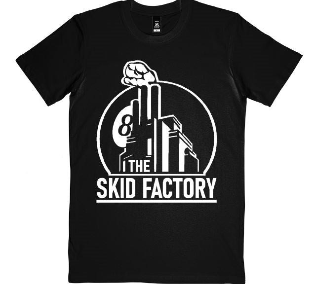 The Skid Factory - 8 Ball FACTORY Logo T-Shirt